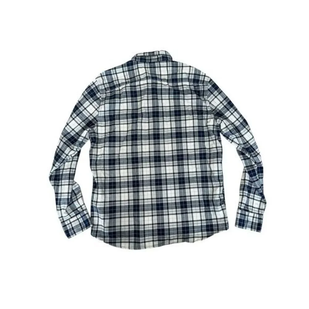 Banana Republic Luxe Flannel Untucked‎ Slim Fit Men's Size Large